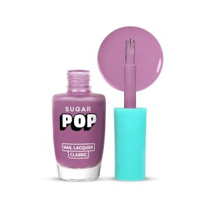 SUGAR POP Glossy Finish Nail Lacquer 41 Soft Orchid - 10 Ml | High Shine | Long-Lasting | Chip Resistant | Quick Drying