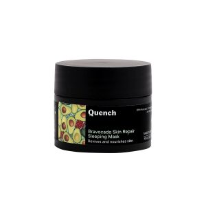 QUENCH BOTANICS Skin Repairing Night Cream With Avocado & Vitamin E, Visibly Reduces Fine Lines & Wrinkles, Korean Sleeping Mask For Glowing Skin, Made In Korea(10Ml)