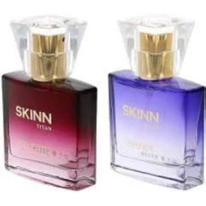 Skinn By Titan |Gift Pack of Celeste & Sheer (25 ml x 2) | Perfume For Woman| Gift Set For Women |Long Lasting Fragrances | Floral & Fruity |Eau De Parfum (Copy)