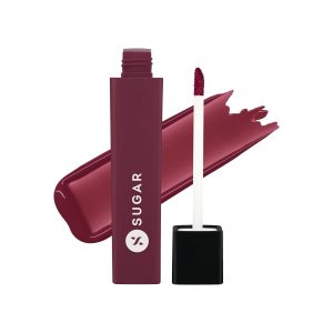 SUGAR Cosmetics Drop A Tint Lip Oil | Glossy & Tinted | Longlasting | Transferproof & Smudgeproof | (06 Roaring Raspberry, 4ml)