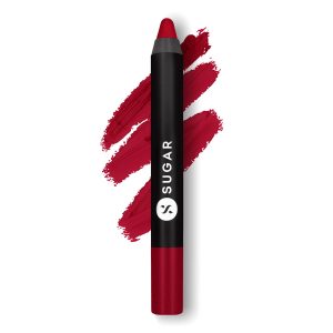 SUGAR Cosmetics Matte as Hell Crayon Lipsticks for Women 01 Scarlett O'Hara