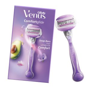 Gillette Venus Breeze Hair Removal Razor for Women with Avocado Oils & Body Butter, Freesia Scent