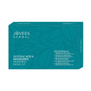 Jovees Herbal Glycolic Acid & Niacinamide Whitening Facial Kit For Brighter & Hydrated Skin