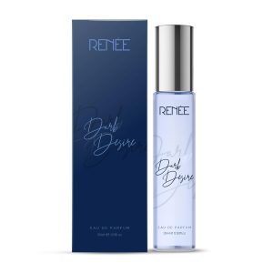 RENEE Eau De Parfum Dark Desire | Long Lasting Fragrance l Premium Perfume | Notes of Almond & Sandalwood | Perfect Gifting Option for Women l Floral Scent for All Occasions | Travel Friendly l 50ml