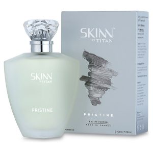 Skinn By Titan | Pristine Perfume - 50 Ml Perfume For Woman | Gift for Women | Premium Fragrance | Grooming Essentials | Long Lasting Smell for Women | Floral, Fruity, Fresh | Eau De Parfum
