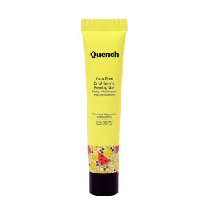 Quench Yuzu Fine Brightening Peeling Gel | Made In Korea, Gently Exfoliates and Brightens Dull Skin | Chemical Peel, Skin Radiance | Yuzu, Vitamin C, Watermelon, Mini