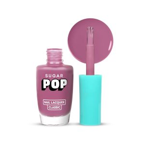 SUGAR POP Glossy Finish Nail Lacquer 39 Rosy Delight - 10 Ml | High Shine | Long-Lasting | Chip Resistant | Quick Drying