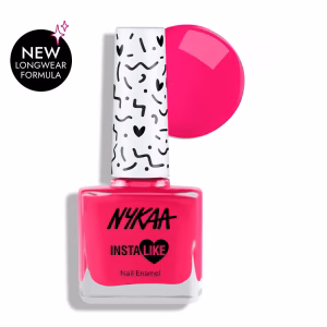 Nykaa InstaLike Long Lasting Nail Enamel - Pink Power 483