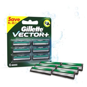 Gillette Vector Plus - 6 Cartridges