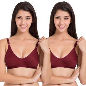 SOUMINIE - 100% Cotton Minimizer Bra - Non-Padded - Full Coverage - Wireless Seamed Bra (Copy) (Copy)