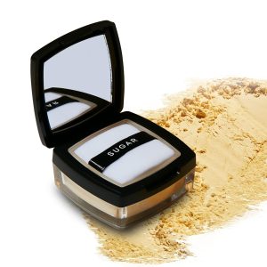 SUGAR All Set To Go Banana Loose Powder | Matte & Long lasting Coverage | Blurs Pores & Fine Lines | 7gm