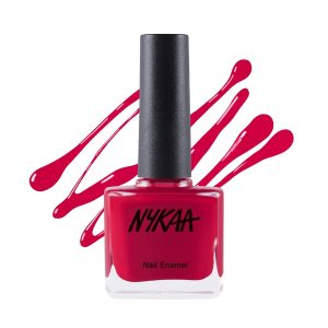 Nykaa Nail Enamel, Matte Finish, Cherry On Top 272, 10 Ml