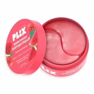 Plix Watermelon Hydrogel Under Eye Patches for Dark Circles & Puffiness With Caffeine