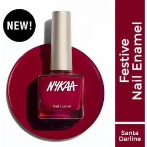 NYKAA Creme Nail Enamel - Santa Darlin 455 Maroon