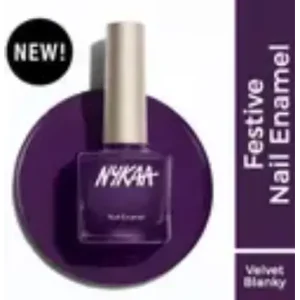 NYKAA Creme Nail Enamel - Velvet Blanky 452 Voilet