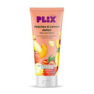 Plix Peaches & Lemon Detan Body Lotion with SPF 30