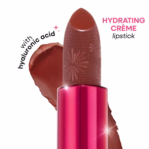 Nykaa Ultra Silk Hydrating Satin Creme Lipstick with Hyaluronic Acid - Blazin