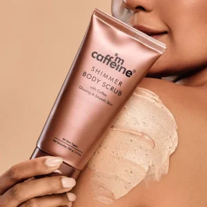 MCaffeine Shimmer Body Scrub with Coffee - 150 g