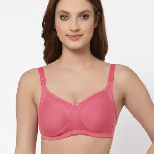 Floret Women's Minimizer Bra | Full Coverage | Non-Padded | Non-Wired | Style T3033 China Rose