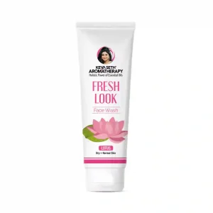 Keya Seth Fresh Look Lotus Face Wash, Mild, Hydrating, Moisturizing, Foaming, For Extremely Dry & Dehydrated Skin