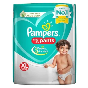 Pampers Red Diaper Pants, XL, for Unisex baby, 2 Counts