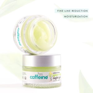 MCaffeine Vitamin C Night Cream with Green Tea & Hyaluronic Acid for All Skin Types 50ml