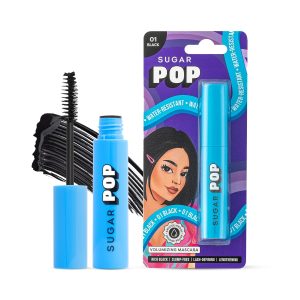 SUGAR POP Volumizing Mascara | Lash Defining | Smudge-proof | Water-resistant | 9ml - 01 Black