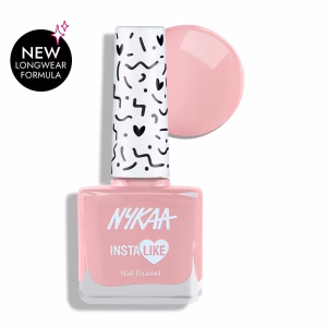 Nykaa InstaLike Long Lasting Nail Enamel - Parisian Pink 348