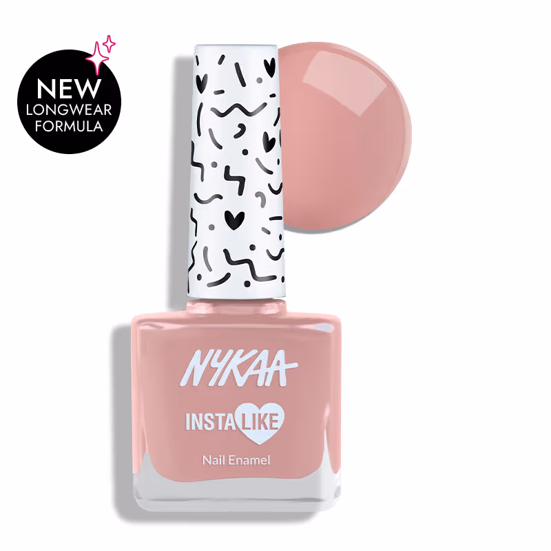 Nykaa InstaLike Long Lasting Nail Enamel - Nude OOTD 351