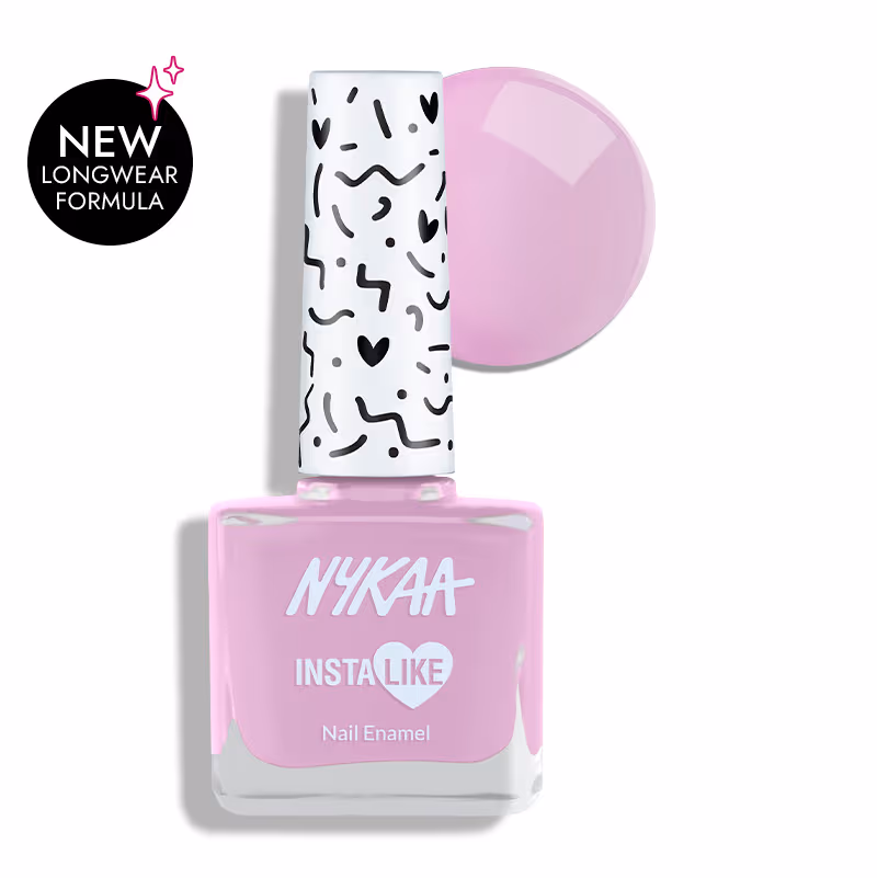 Nykaa InstaLike Long Lasting Nail Enamel - Lilac Goals 354