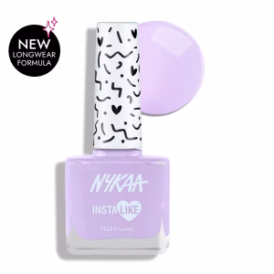 Nykaa InstaLike Long Lasting Nail Enamel - Lavender Love 355