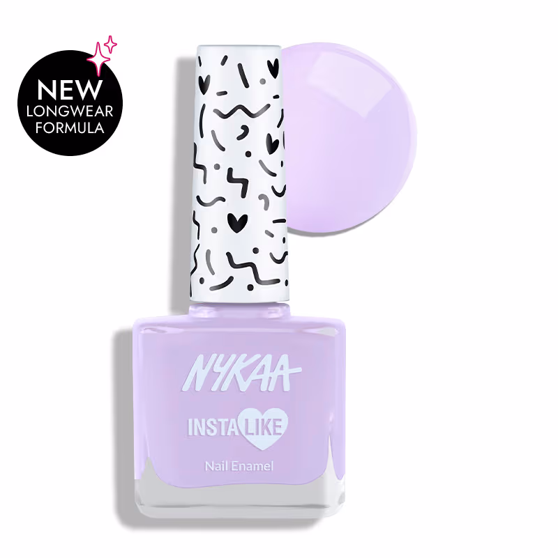 Nykaa InstaLike Long Lasting Nail Enamel - Lavender Love 355