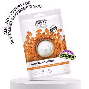 Nykaa Skin Secrets Indian Rituals Almond + Yogurt Sheet Mask For Revitalized & Nourished Skin