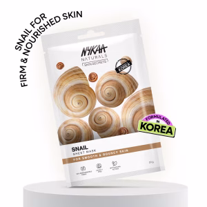 Nykaa Snail Sheet Mask For Firm & Nourished Skin-Formulated In Korea-For All Skin Types