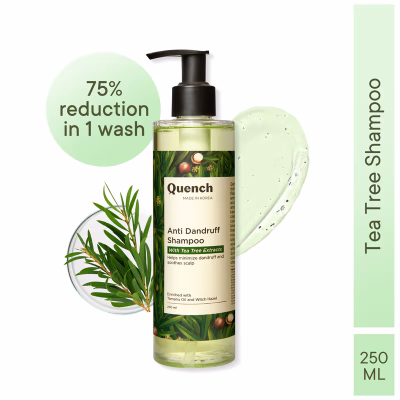 Quench Anti Dandruff Shampoo With Tea Tree & Lavender
