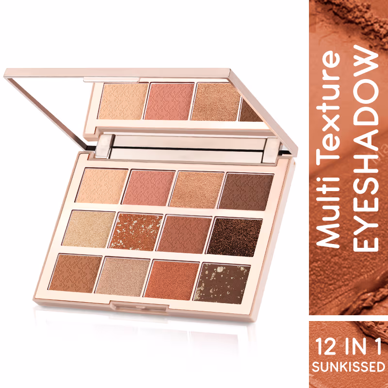 Kay Beauty Multi Texture Eyeshadow Palette - Sunkissed 15g