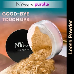 NY Bae Banana Loose Powder (5.8 gm) | Yellow | Matte Finish | Almond, Jojoba & Sunflower Oils | Makeup Setting Powder | Long Lasting