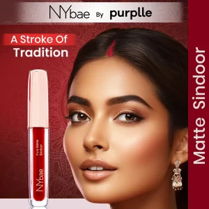 NY Bae Pure Matte Sindoor - Merry Maroon 02 (2.5 ml) | Smudge Proof | Long Lasting | Sweat Proof | Everyday Use