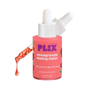 PLIX The Plant Fix 25% AHA+ 2% BHA+ 5% Pha Peeling Solution for Glowing & Even Toned Skin 30 ml