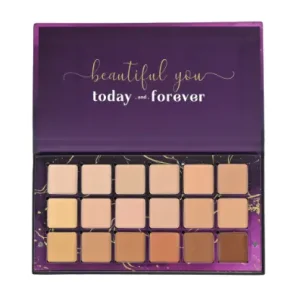 Aflairza The Flawless Edit Conceal & Correct Palette | 18 Super-Creamy Shades | Ultra-Blendable, Full Coverage | Correct, Conceal & Perfect | All-in-One Pro Face Palette