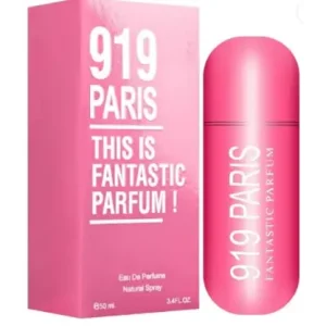 919 Paris Pink Eau De Parfum Spray 50ml – Long Lasting Sweet Floral Fruity Perfume for Men & Women | Premium Unisex Luxury Fragrance