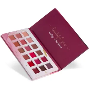 AFLAIRZA Velvet Luxe 18-Shade Lip Palette (Multicolor, 45 g)