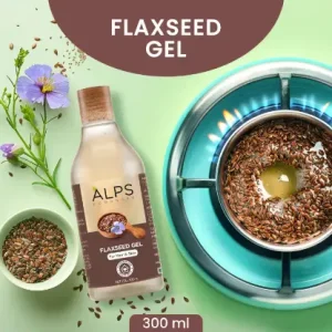 Alps Goodness Flaxseed Gel (100 ml) I For Hair & Skin I Frizz-Control | Smoothening I Moisture Rich I Soft Long Hair (Copy)