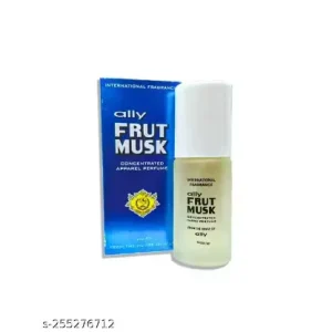 Ally Frut Musk Liquid Perfume For Unisex, 60ml