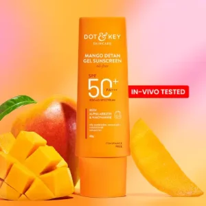 Dot & Key Mango Detan Sunscreen, In-Vivo Tested SPF 50+ PA++++ (50g)