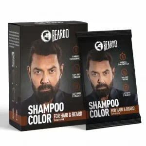 Beardo Shampoo Color for Hair and Beard (Dark Brown)