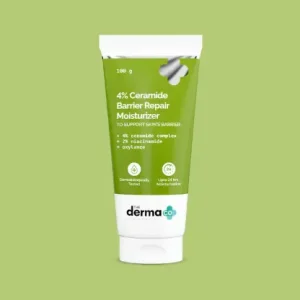 The Derma Co 4% Ceramide Barrier Repair Moisturizer with Ceramide, Niacinamide, and Oxylance - 50gm