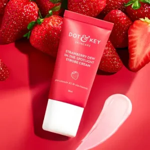 Dot & Key Strobe Cream (Moisturizer + Highlighter) (Strawberry - Pearl Pink)
