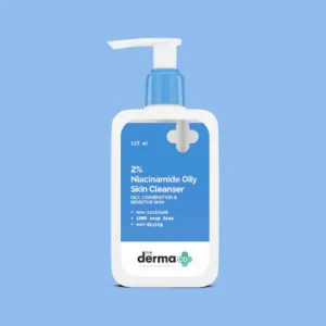 The Derma Co 2% Niacinamide Oily Skin Cleanser for Sensitive, Oily & Combination Skin 125 ml
