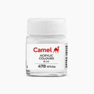 Camel Acrylic Colour | 15 ml | White 478